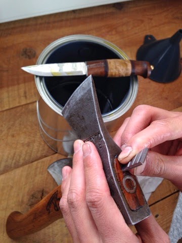 Fixing a loose ax head